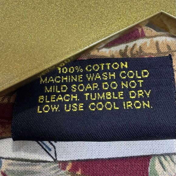 Royal Creations Hawaiian Shirt Mens XL Red Aloha Vacation Plumeria Coastal USA - Picture 8 of 8